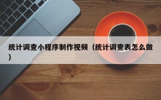 长岭统计调查小程序制作视频（统计调查表怎么做）